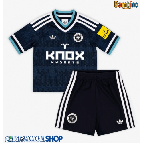 Maglie da calcio Newcastle United Seconda Maglia Bambino 2026-27 Manica Corta + Pantaloni corti)